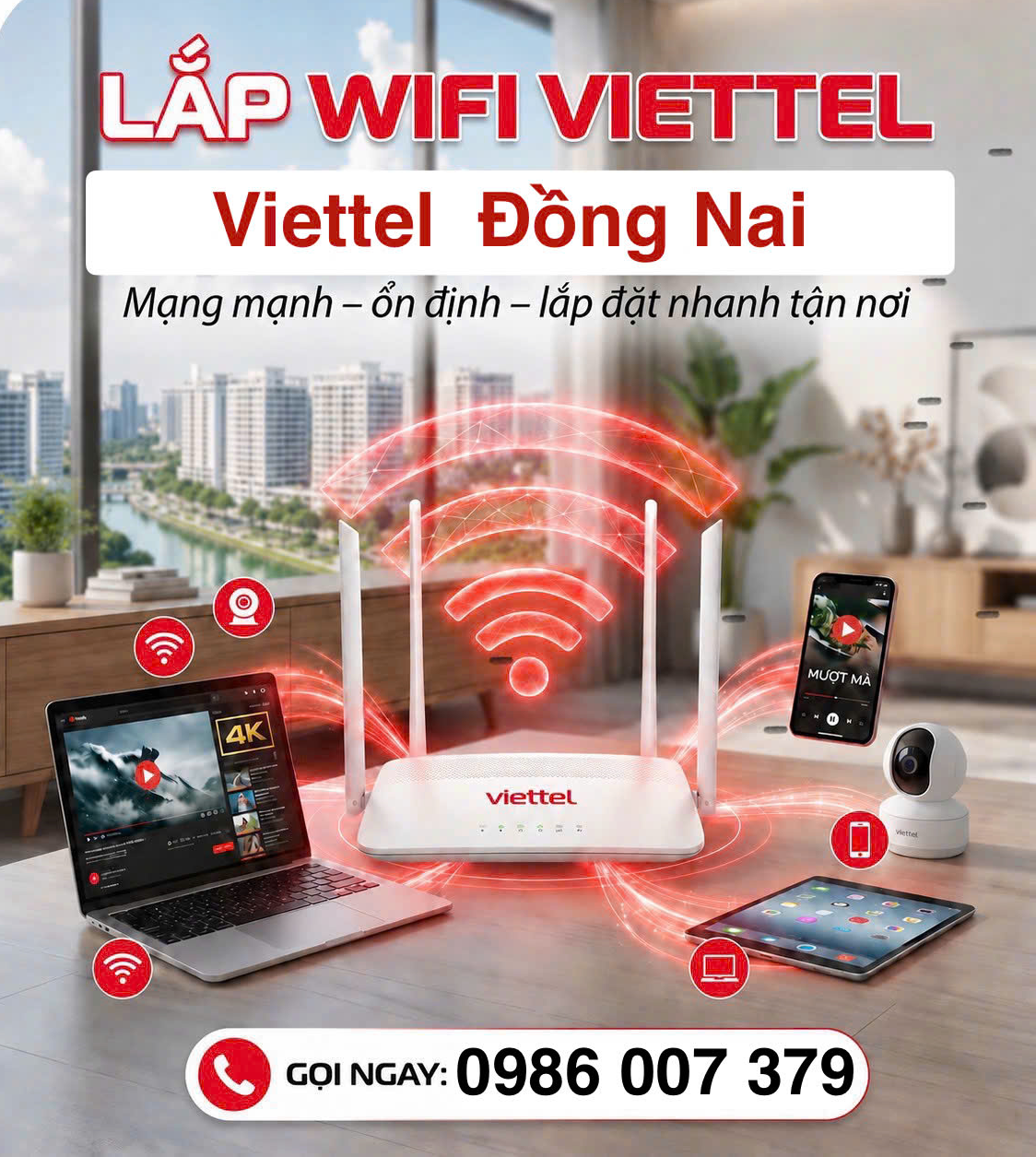 VIETTEL ĐỒNG NAI – TỔNG ĐÀI LẮP INTERNET VIETTEL ( Hotline: 0986007379 )