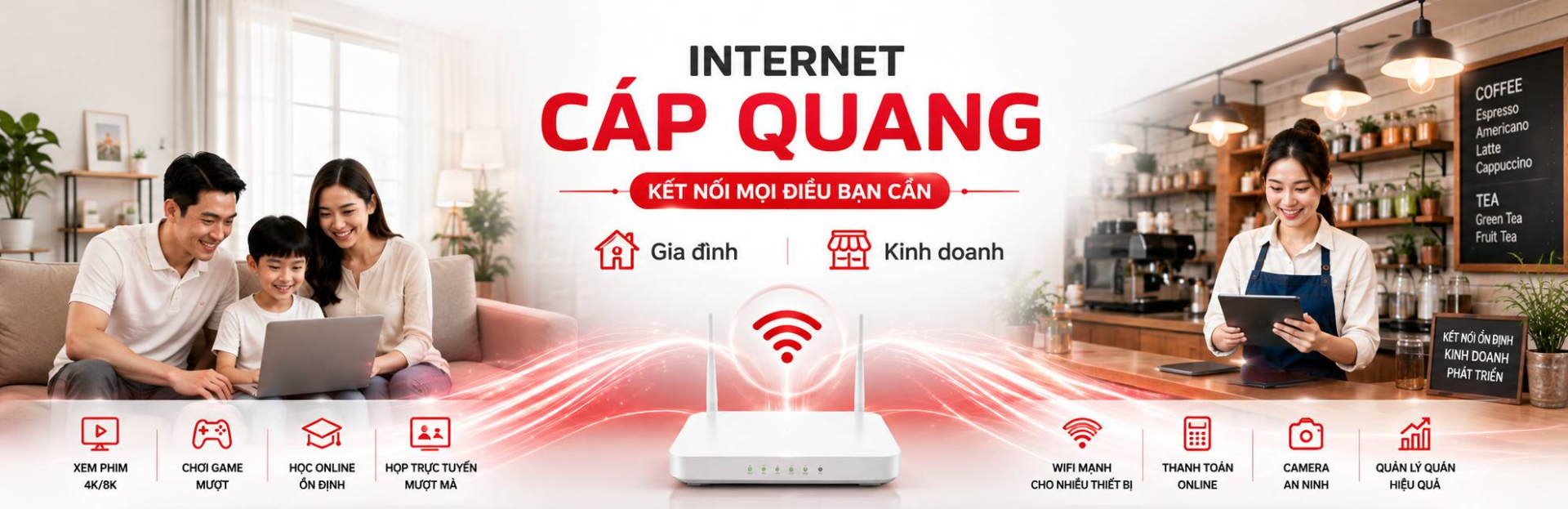 Giải Pháp Mesh WiFi Viettel Cho Hộ Kinh Doanh, Văn Phòng